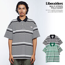 Liberaiders MULTI STRIPE POLO SHIRT 702072401画像