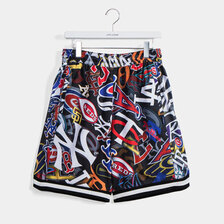 APPLEBUM &ldquo;TEAM LOGO PATTERN&rdquo; SHORT PANTS ML2411801画像