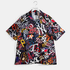APPLEBUM &ldquo;TEAM LOGO PATTERN&rdquo; S/S ALOHA SHIRT ML2411201画像
