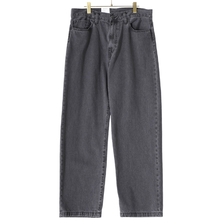 Carhartt WIP LANDON PANT BLACK HEAVY STONE WASH I030468画像