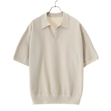 crepuscule Light Moss Stitch Polo 2401-005画像