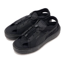 PUMA PLATFORM TRACE LITE MULE MU PUMA BLACK 382872-01画像