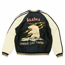 TAILOR TOYO Late 1950s Style Acetate Souvenir Jacket &ldquo;POLAR BEAR&rdquo; &times; &ldquo;MOOSE&rdquo; (AGING MODEL) TT15492-119画像