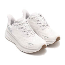 HOKA CLIFTON 9 NIMBUS CLOUD / WHITE 1127896-NCWT画像