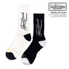 GOODSPEED equipment Middle 2P Socks GSE-WFR-SCK-01画像