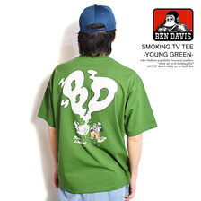 BEN DAVIS SMOKING TV TEE C-24580024G画像