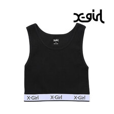 X-girl LOGO AND STRIPE TANK TOP 105242013024画像