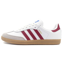 adidas SAMBA OG CLOUD WHITE/COLLEGIATE BURGUNDY/GUM IF3813画像