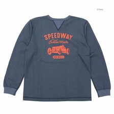 BARNS COZUN 両Vガゼット L/S T-shirt SPEEDWAY BR-24119画像