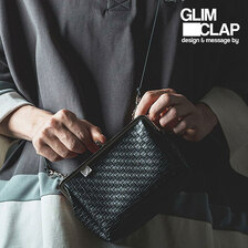 GLIMCLAP Clasp design mini bag -rectangle shape- 16-063-GLS-CE画像