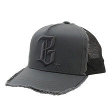 YOSHINORI KOTAKE DESIGN &times; BEAMS BG LOGO MESH CAP GRAY画像