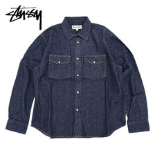 STUSSY BOXY WESTERN DENIM SHIRT 1110320画像
