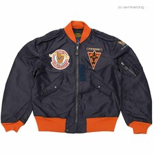 Buzz Rickson's Type L-2A ORANGE RIB - 13th FTR INTCP.SQ. - BR15514画像