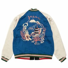 TAILOR TOYO Early 1950s Style Acetate Souvenir Jacket &ldquo;KOSHO & CO.&rdquo; Special Edition &ldquo;DRAGON & LANDSCAPE&rdquo; &times; &ldquo;DRAGON&rdquo; TT15520-125画像