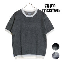 gym master ハイゲージニットボーダークルーネック G321770画像