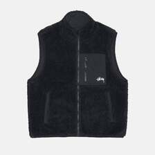 STUSSY Sherpa Reversible Vest 118528画像