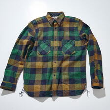 SAMURAI JEANS SIN24-01 ロープインディゴヘビィーネルワークシャツ画像