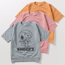 TOYS McCOY SHORT SLEEVE SWEAT SNOOPY "FIRST BEAGLE ON THE MOON" TMC2421画像
