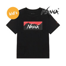NANGA ECO HYBRID BOX LOGO KIDS TEE NW2411-1S700画像