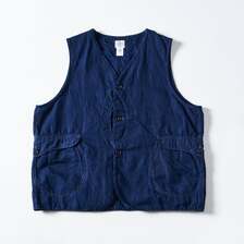 POST OVERALLS #1512-CLW Royal Traveler : cotton/linen denim W indigo画像