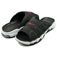 NIKE AIR MORE UPTEMPO SLIDE black/white-blk-clear FJ2707-001画像