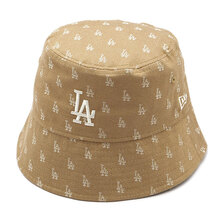 NEW ERA バケット01 セーラーブリム Sailor Brim MLB Jacquard ロサンゼルス・ドジャース カーキ &times; クローム 14109618画像