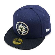 NEW ERA 59FIFTY Vintage Color シアトル・マリナーズ ライトネイビー / ネイビー 14174577画像