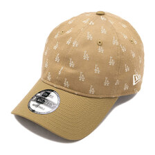 NEW ERA 9TWENTY MLB Jacquard ロサンゼルス・ドジャース カーキ &times; クローム カーキバイザー 14109848画像