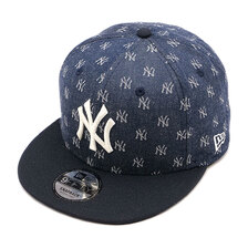 NEW ERA 9FIFTY MLB Jacquard ニューヨーク・ヤンキース ネイビー &times; クローム ネイビーバイザー 14109644画像