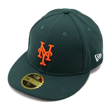 NEW ERA LP 59FIFTY Gray Undervisor ニューヨーク・メッツ ダークグリーン グレーアンダーバイザー 14109461画像
