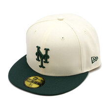 NEW ERA 59FIFTY Powered by GORO NAKATSUGAWA(min-nano)ニューヨーク・メッツ ワインコルク ダークグリーンバイザー 14124657画像