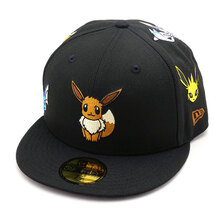 NEW ERA 59FIFTY Pok&eacute;mon ポケモン イーブイフレンズ ブラック 14124365画像