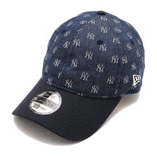 NEW ERA 9TWENTY MLB Jacquard ニューヨーク・ヤンキース ネイビー &times; クローム ネイビーバイザー 14109840画像