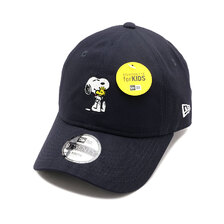 NEW ERA Youth 9TWENTY PEANUTS ピーナッツ スヌーピー ウッドストック ネイビー 14124292画像