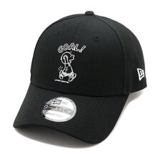 NEW ERA 9FORTY PEANUTS ピーナッツ チャーリー・ブラウン スヌーピー サッカー ブラック 14124340画像