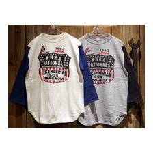 WAREHOUSE Lot 4800 7分袖ベースボールT NHRA画像