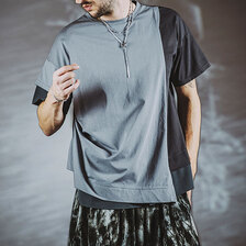 NO ID. BLACK アシンメトリースリーレイヤードC/N-T 454006-764T画像