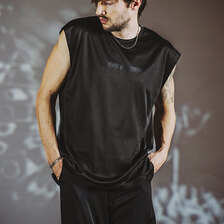 NO ID. BLACK メッセージプリントスリーブレスPO 454006-765T画像