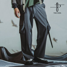 NO ID. ワイドカーゴトラウザーズ 854006-754P画像