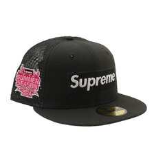 Supreme 24SS Box Logo Mesh Back New Era BLACK画像