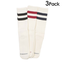 NEIGHBORHOOD CLASSIC 3PAC SOCKS WHITE画像