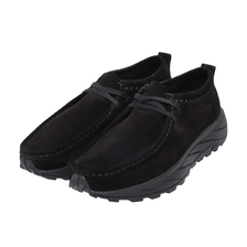 Clarks Wallabee Eden Lo BLACK SUEDE 26175680画像