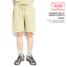 BIG MIKE Pigment 鹿の子 Baker Short - SAND 102427505画像