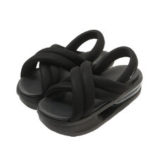 NIKE W AIR MAX ISLA SANDAL BLACK/BLACK-BLACK-ANTHRACITE FJ5929-003画像
