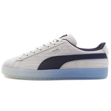 PUMA SUEDE "PlayStation" GLACIAL GRAY/NEW NAVY 396246-01画像