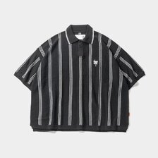 TIGHTBOOTH STRIPE KNIT POLO画像