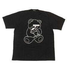 UNDERCOVER &times; BOUNTY HUNTER BEAR TEE BLACK画像