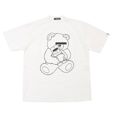UNDERCOVER &times; BOUNTY HUNTER BEAR TEE WHITE画像