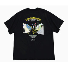 NANGA ECO Hybrid Camping Manners Peg & Rope S/S Tee NW2411-1G802画像
