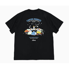 NANGA ECO Hybrid Camping Manners Soap Bubbles S/S Tee NW2411-1G801画像